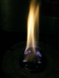 Ultralight Titanium Solid Fuel Tablet Burner