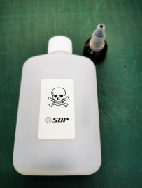 100ml Flat Fuel Bottle (Meths, Alcohol)